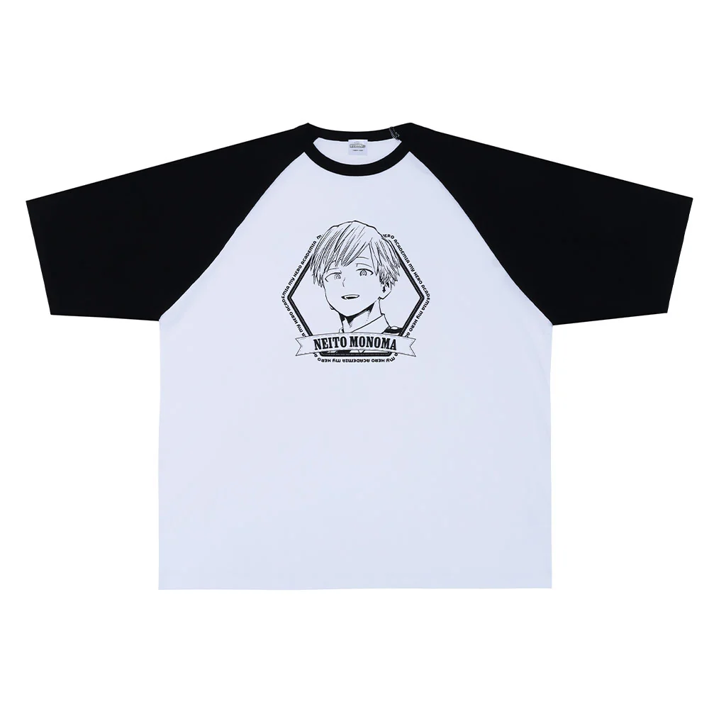 『僕のヒーローアカデミア』ラグランTシャツ “HEROES” 物間寧人